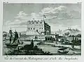 Vue du couvent du Redempteur sur l'isle des Strophades - 1800