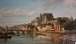 Vue prise à Amboise, P.-J. Ouvrié, 1847, Musée Hôtel Morin