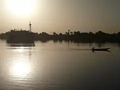 Coucher du soleil.