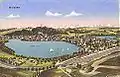 Une gravure d'Eugen Felle de 1910 représentant la ville.