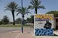Herzl. Fresque de Murielle Street Art, Ge'a (en).