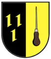 Blason de la commune d'Evingsen (aujourd'hui intégrée à Altena) en Allemagne.