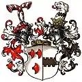 Armoiries des barons von dem Bussche-Ippenburg gen. von Kessel bei Spießen