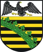 Le second blason de la province de Saxe