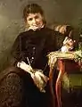 La sœur de Bertha Wegmann, Anna Seekamp, musée SMK, Copenhague