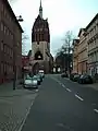 Vue de la Bethanienkirche de la rue Pistorius