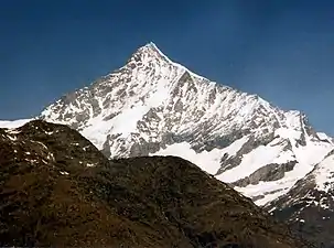 Le Weisshorn (4 506 m).