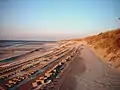 Plage et digue sur l'île de Wangerooge