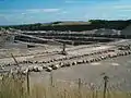 Vue de l'extrémité occidentale de la carrière de Whatley.