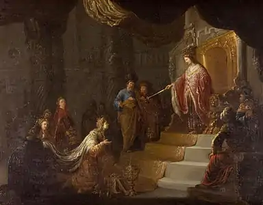 La Reine de Saba (vers 1645), Cornouailles, Mount Edgcumbe House.