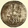 Sceau à l'effigie de Guillaume&nbsp;II de Hollande.