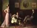 La famille de George Swinton par William Orpen.