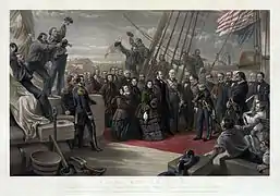Visite de la reine Victoria à bord du HMS Resolute (1859)