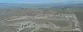Vue aérienne du circuit de Willow Springs en Californie.