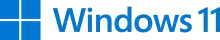 Logo de Windows depuis 2021. Sur Windows 11.