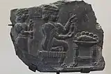 Bas-relief de la « fileuse », VIIIe – VIIe siècle av. J.-C.