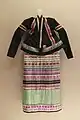 Ensemble féminin de l'ethnie Dai. Xishuangbanna, Yunnan. Broderie chinoise