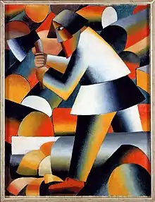 Kasimir MalevitchLe Bûcheron (1912-1913)