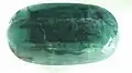Une grande grandidierite à facettes de 429,87 carats