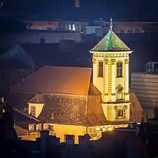 L'église du Diecezja wrocławska (Kościół Ewangelicko-Augsburski w RP) (pl) à Wroclaw. Mars 2014.