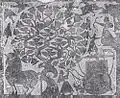 Copie par estampage d'un bas-relief du temple ancestral du lignage Wu, Shandong, scène mythologique, IIe&nbsp;siècle.