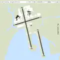 Plan de l'aéroport.