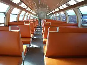 Intérieur d'une remorqueex-VB 2N.
