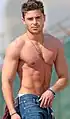 L'acteur Zac Efron, cité par le New York Times comme un des exemples de « twunk » (ou twink musclé).