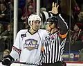 Arbitre de hockey sur glace.