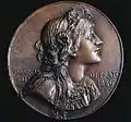 Medal, c. 1885, alloy, 11.5 cm, British Museum, Museum number 1887,0209.2