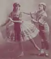 Mlles Zambelli et Meunier en Gourouli et Pépio (v.1912).