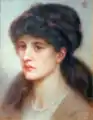 Portrait de Dante Gabriel Rossetti, c. 1870