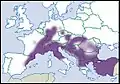 Répartition européenne (2012).