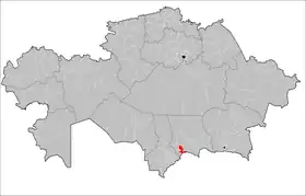 Localisation de District de Djamboul