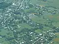 Vue aerienne de Zręcin.