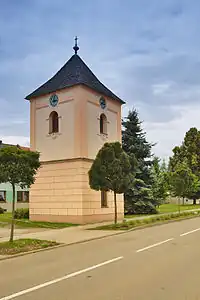 Clocher à Hrubčice.