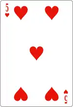 Cinq de cœur