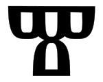 Graphie angulaire de la lettre Ije.
