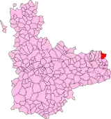 Localisation de Encinas de Esgueva