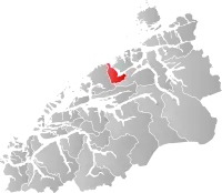 Localisation de Eide
