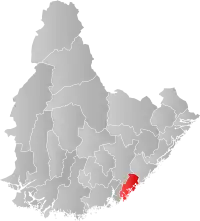 Localisation de Lillesand