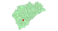 Localisation de Valverde del Majano