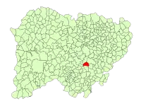 Localisation de Frades de la Sierra
