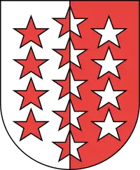 Image illustrative de l'article Drapeau et armoiries du canton du Valais