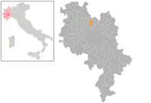 Localisation de Corsione