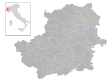 Localisation de Loranzè