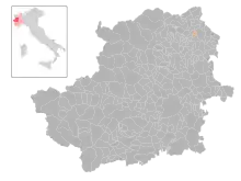 Localisation de Salerano Canavese