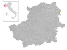 Localisation de Settimo Rottaro