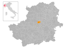 Localisation de Varisella