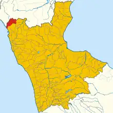 Localisation de Tortora